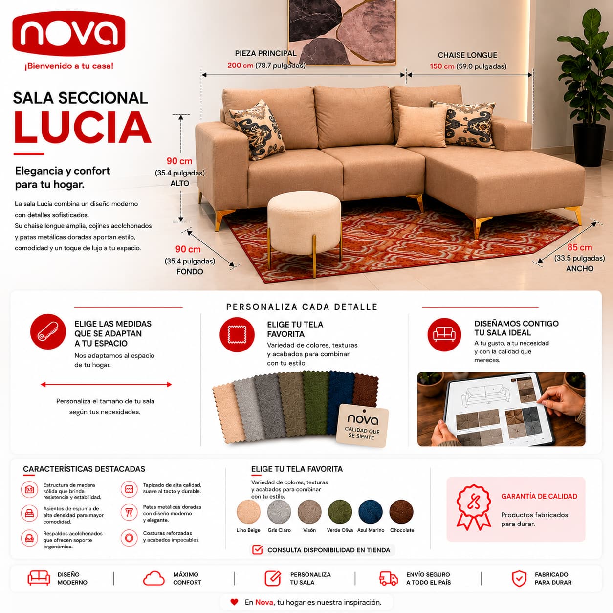 JUEGO DE SALA LUCIA - Imagen 4