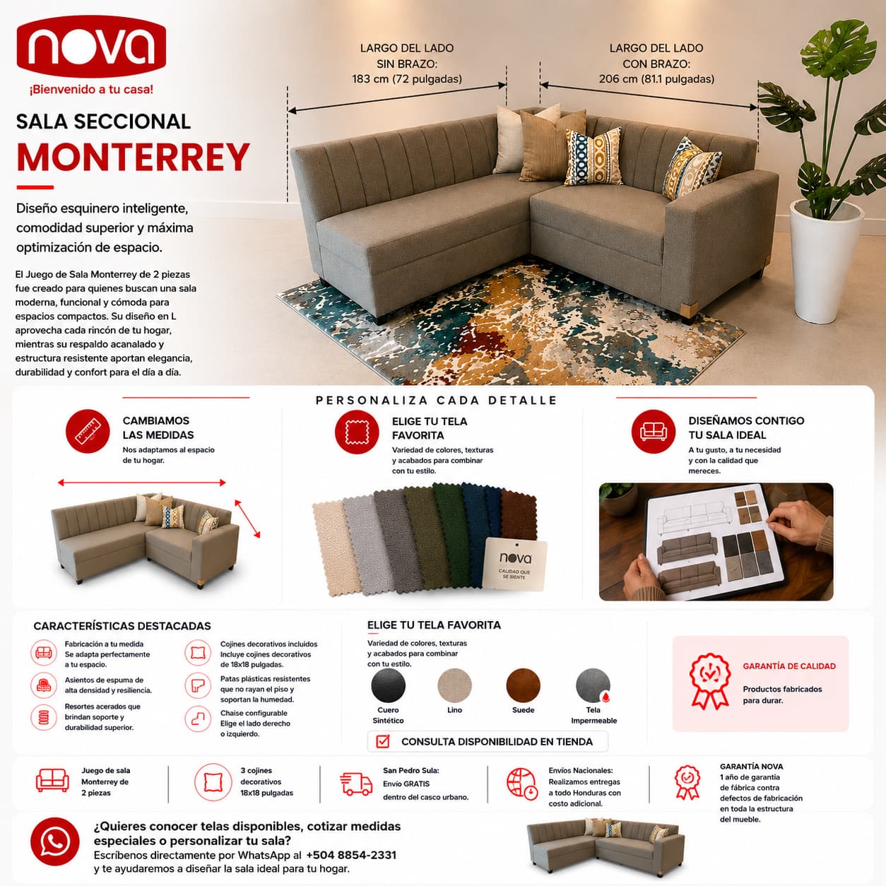 JUEGO DE SALA MONTERREY - Imagen 4