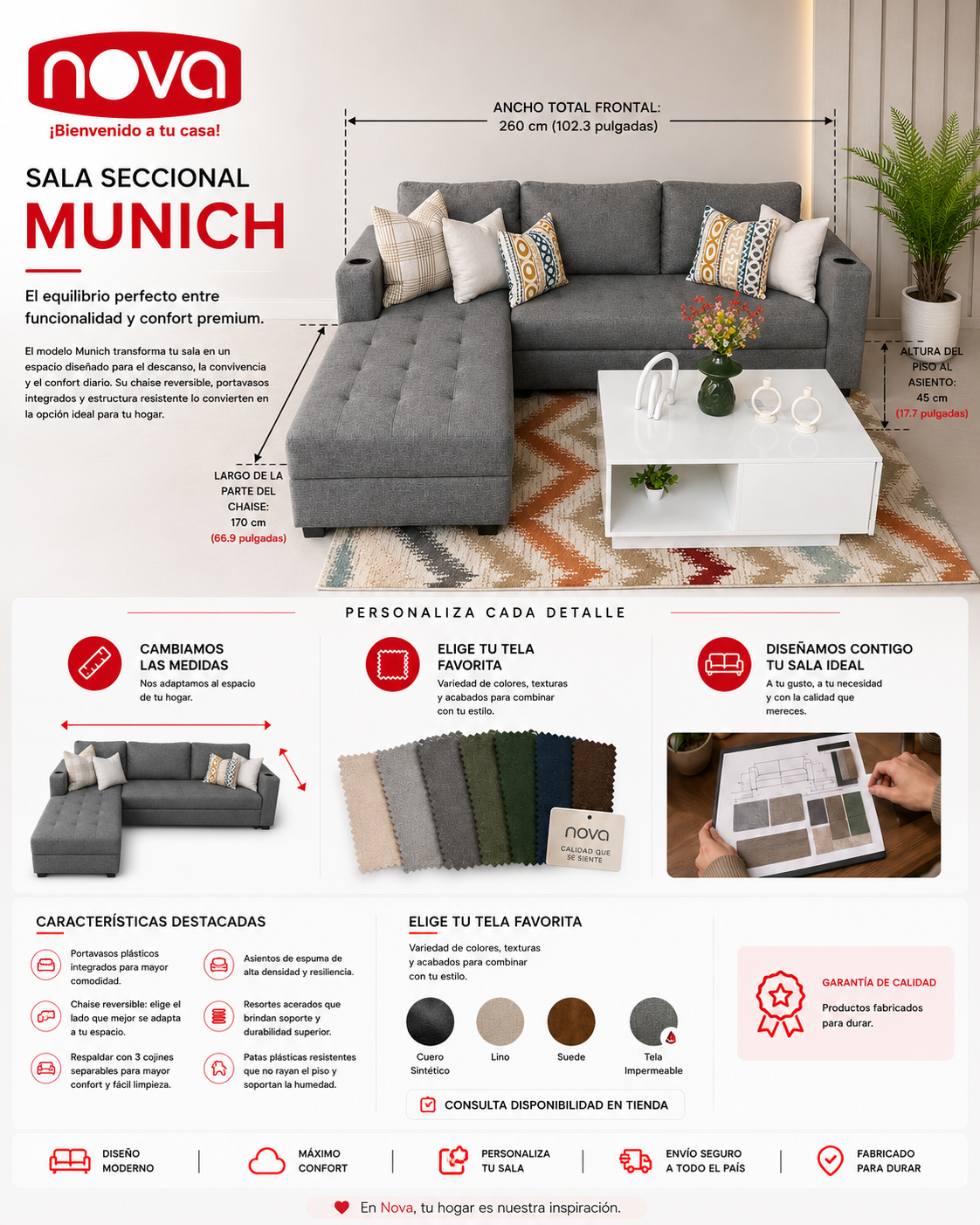 JUEGO DE SALA MUNICH - Imagen 4