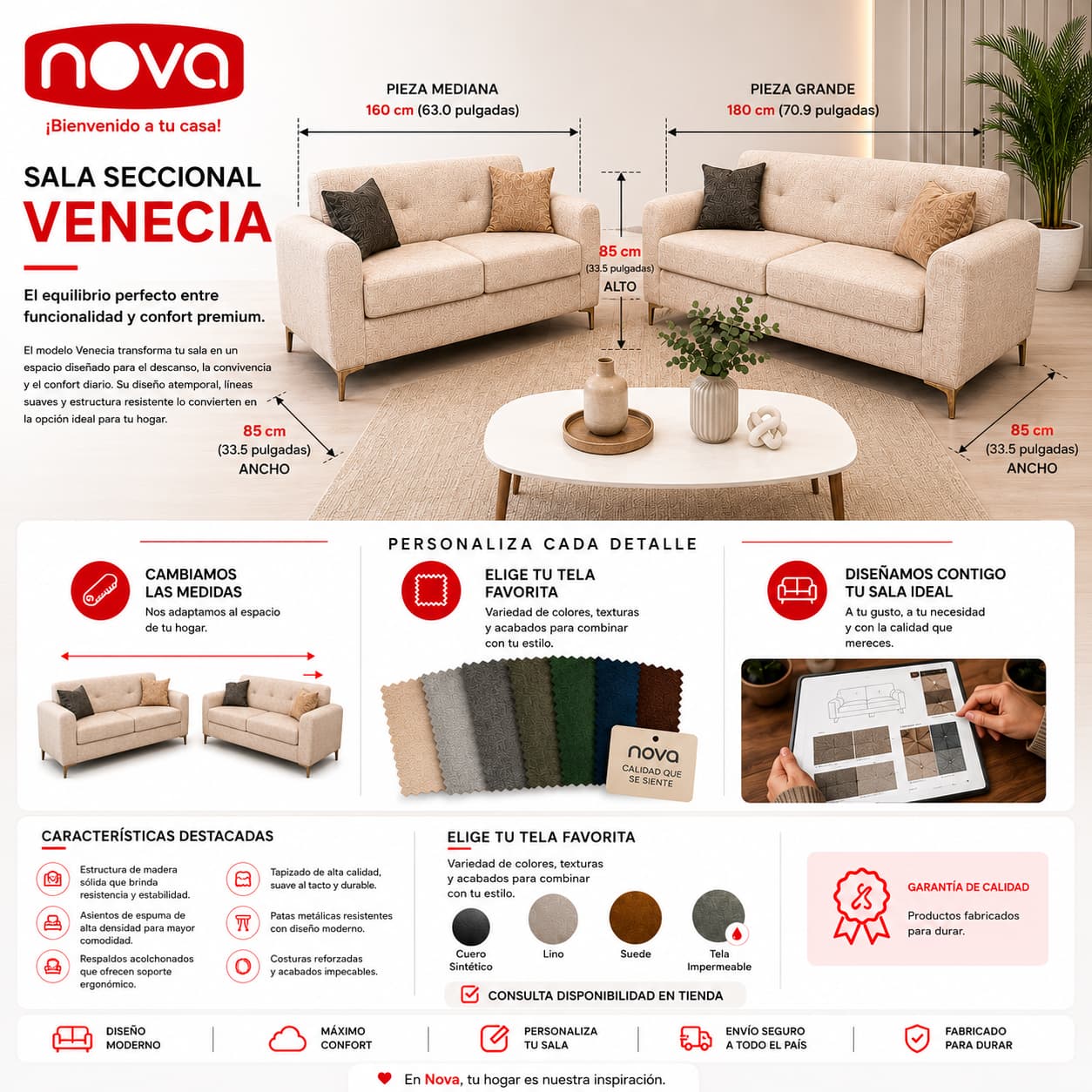 JUEGO DE SALA VENECIA - Imagen 4