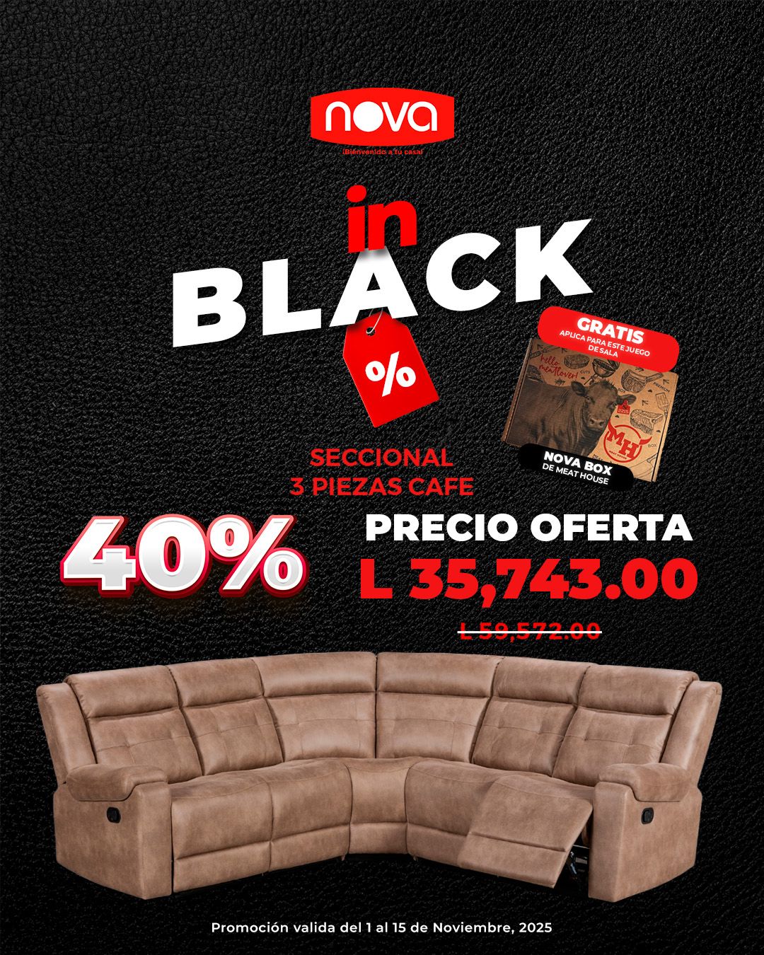 JUEGO DE SALA SECCIONAL RECLINABLE